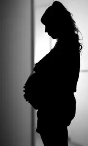 silhouette noir et blanc